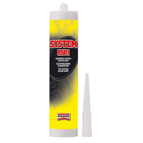 Cartouche joint Silicone 310 ml auto-nivelant Résistance à l'huile (-70°C / +250°C) - Rouge