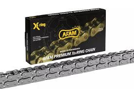 CHAINE SEULE MOTO 525 AFAM XS-RING HYPER RENFORCEE 114 maillons