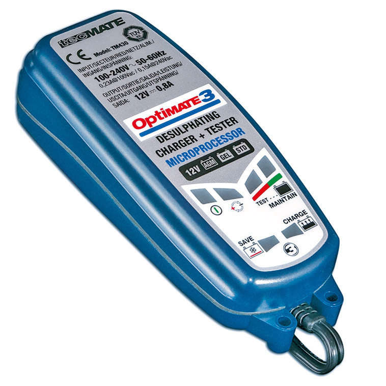 Chargeur Optimiseur 3 TM-430 OPTIMATE TECMATE