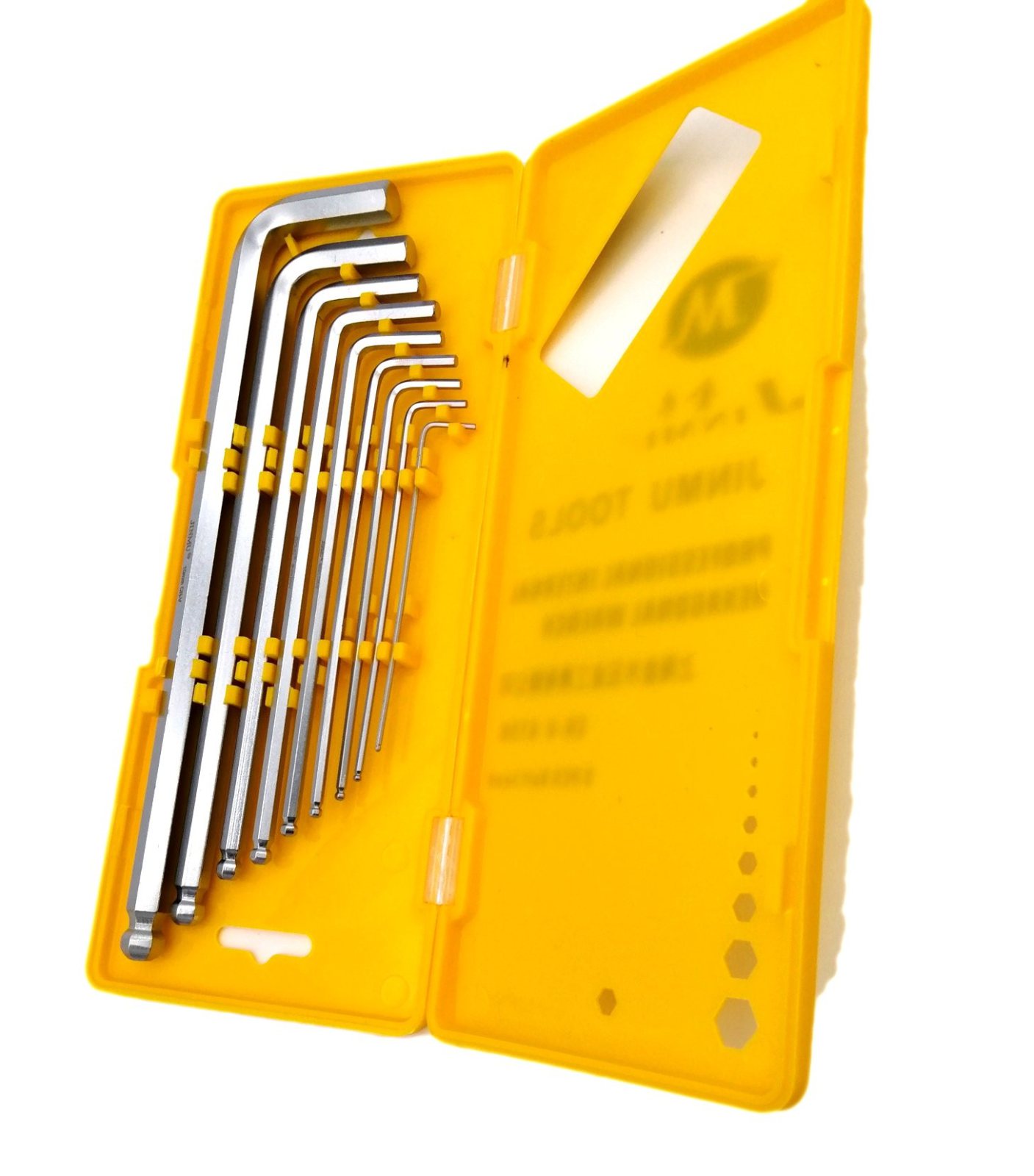 COFFRET de 9 clés ALLEN embout sphérique