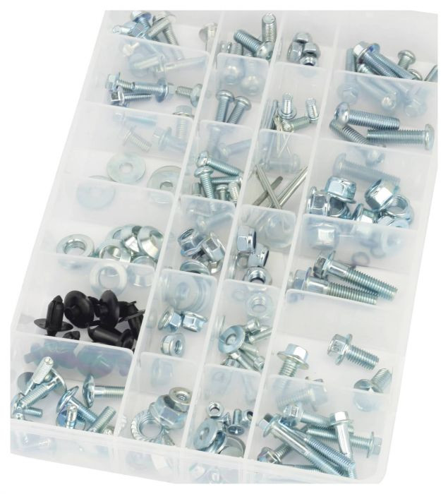 Coffret Kit de Vis et Ecrous MX CROSS Japonaises BikeTek 170 pièces