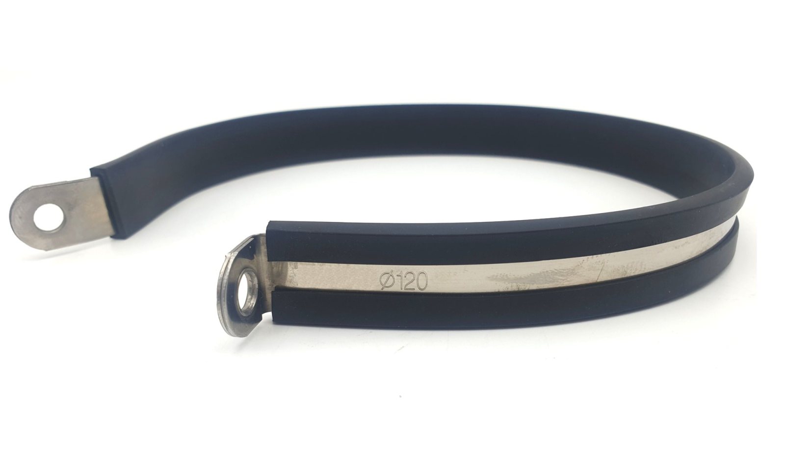 Collier de fixation 120mm ECHAPPEMENT Oval/Circulaire (Modèle universel)