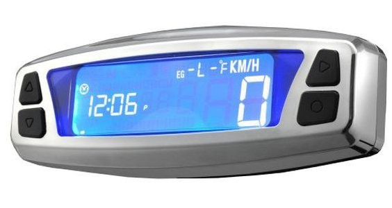 Compteur digital DAYTONA ASURA, chrome