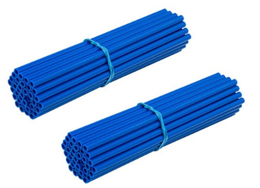 Couvres rayons de jantes BLEU (72 Pièces)