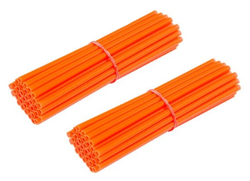 Couvres rayons de jantes ORANGE FLUO (72 Pièces)