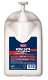 Crème lave main blanche granuleuse avec Pompe 5L Arexons