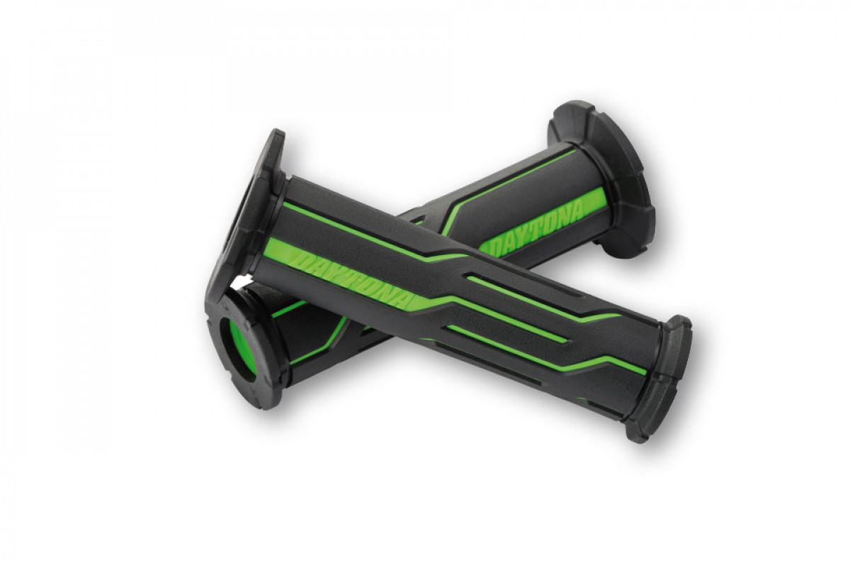 D-LINE Paire de poignées, vert, pour 7/8 pouce guidons, open end