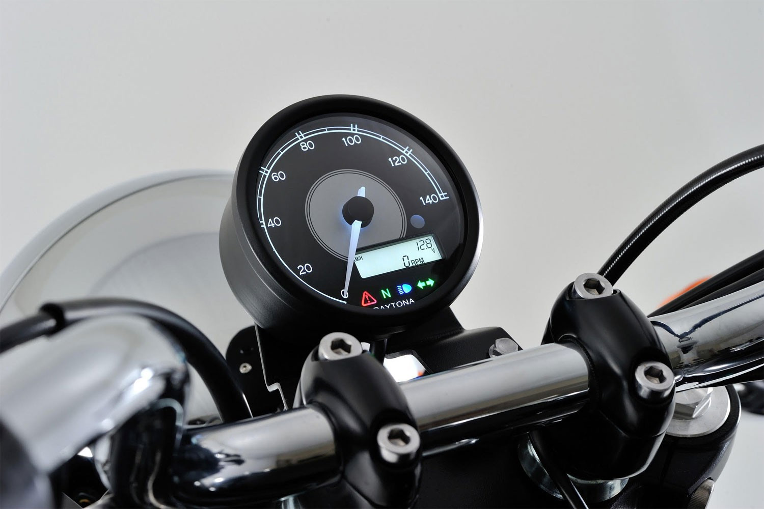 DAYTONA Compteur aiguille VELONA 80, 140km/h, avec compte-tours LCD
