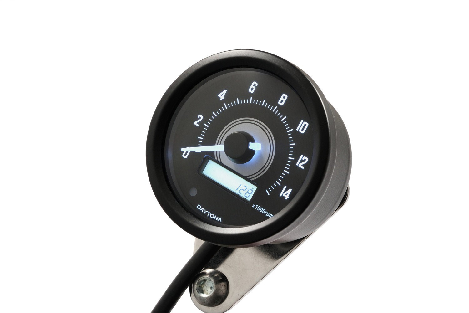 DAYTONA Digital compte-tours, VELONA 2, noir 60 mm, 14000 trs/min, avec support