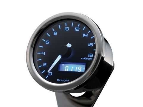 Daytona VELONA 60 Compte-tours chrome 18000 trs/mn (réf. 18308)