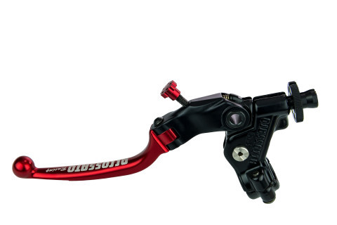 Embrayage complet à câble avec levier coloré ROUGE 32mm rabattable (écrou + levier) ACCOSSATO