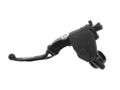 Embrayage complet Cross et Pitbike avec levier rabattable NOIR (écrou + levier) ACCOSSATO