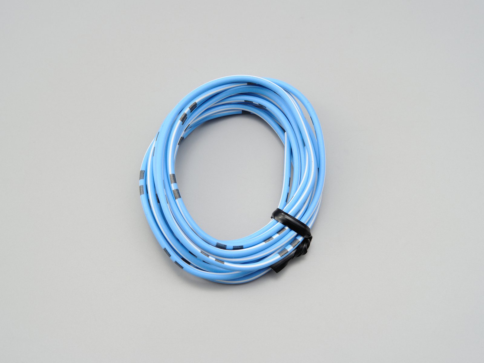 fil de couleur, AVS0.75, bleu clair/blanc, 2m - DAYTONA