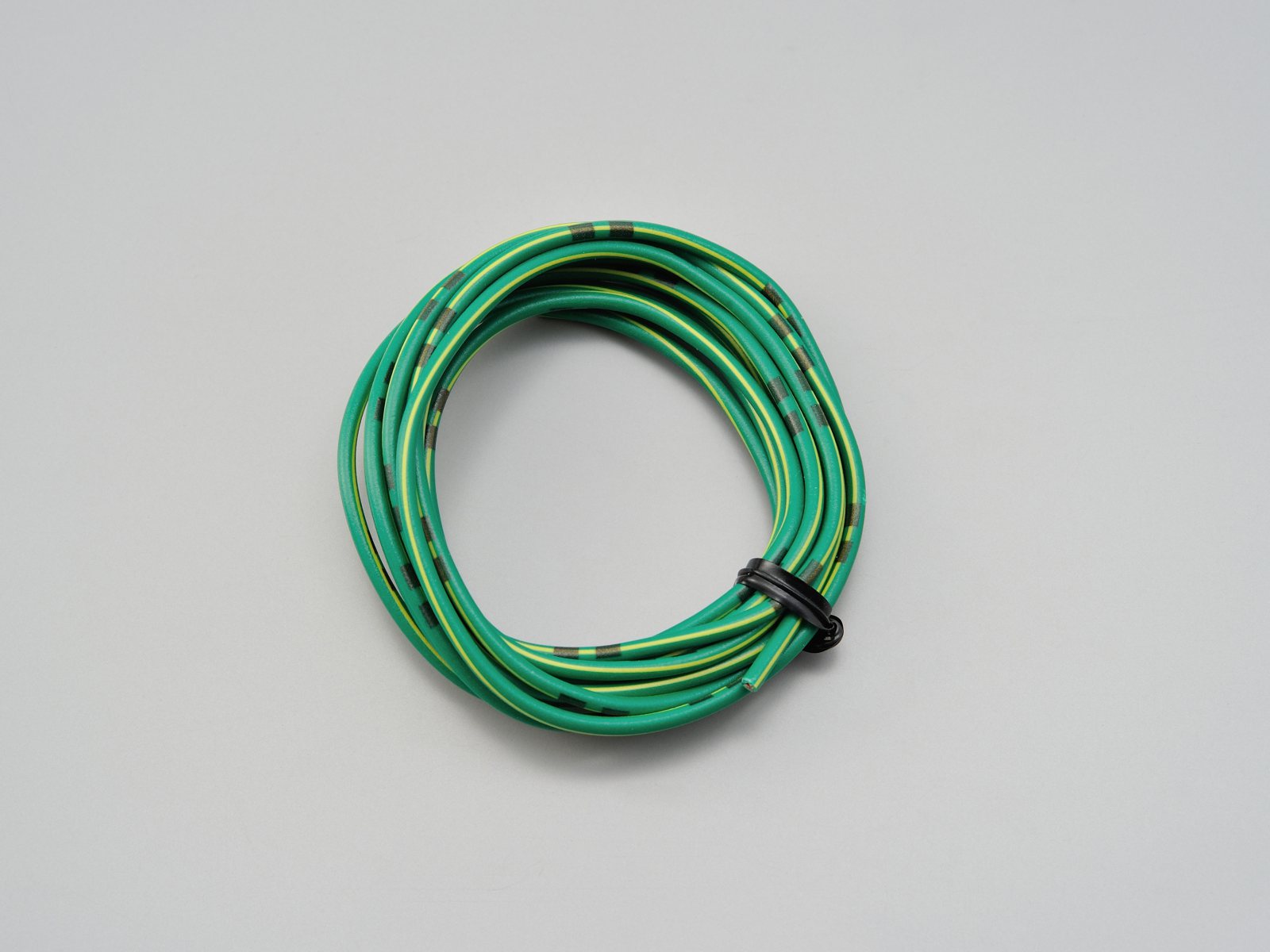 fil de couleur, AVS0.75, vert/jaune, 2m - DAYTONA