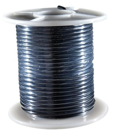 FIL ELECTRIQUE SECTION 2.50MM NOIR - ROULEAU DE 25M