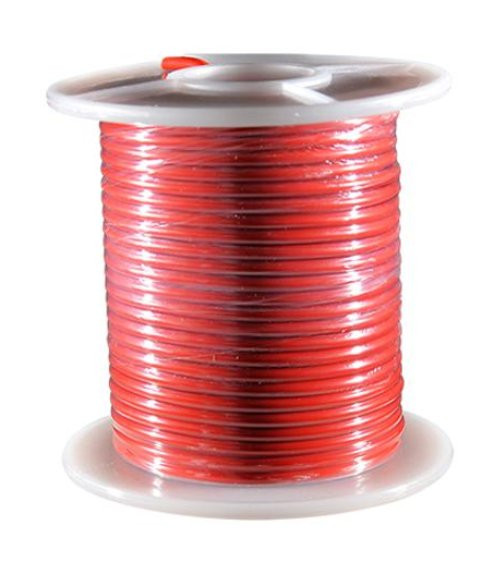 FIL ELECTRIQUE SECTION 2.50MM ROUGE - ROULEAU DE 25M