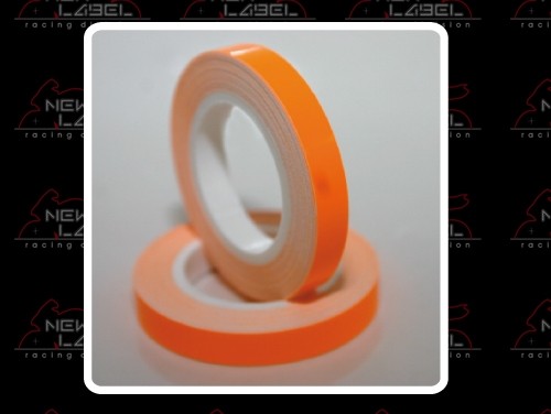 Filet autocollant de jante - ORANGE