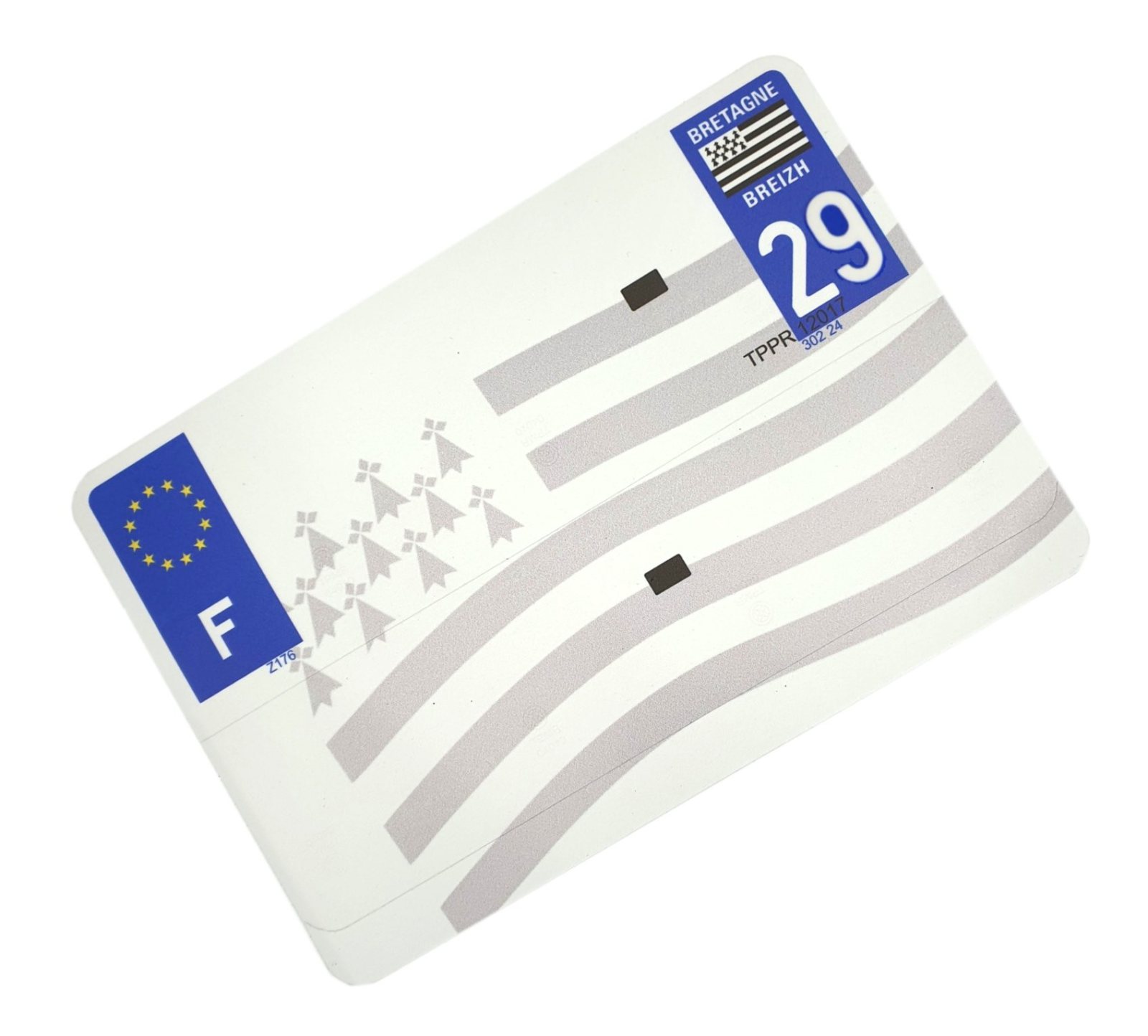 Film reflectorisant MOTO DRAPEAU BRETON 210x145 mm + n° 29