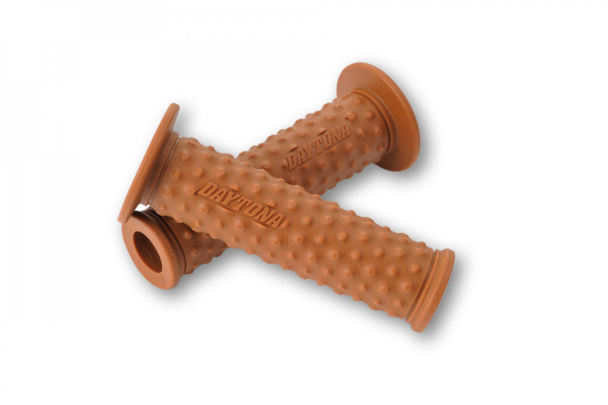 GGD-KANI Paire de poignées, caramel, pour 7/8 pouce guidons, open end