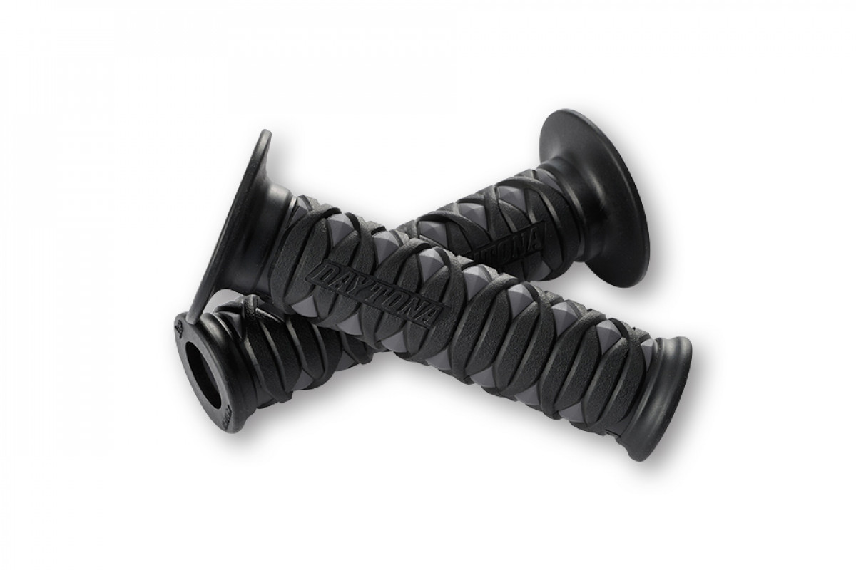 GGD-KATANA Paire de poignées, gris, pour 7/8 pouce guidons, open end
