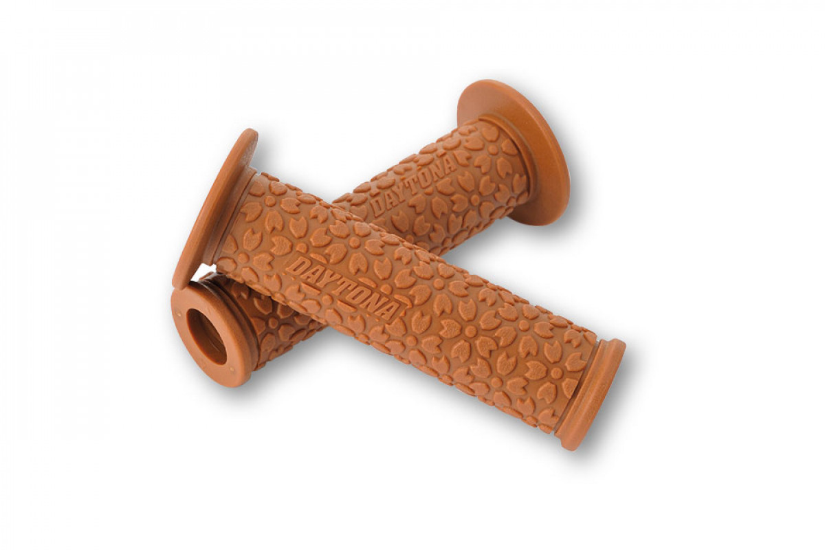 GGD-SAKURA Paire de poignées, caramel, pour 7/8 pouce guidons, open end