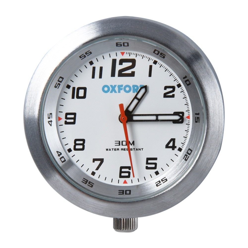 Horloge Montre Analogique - Silver Case & White Face OXFORD