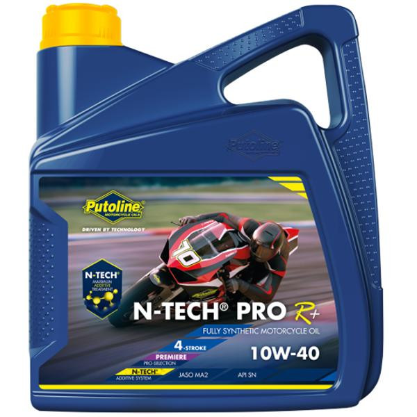 HUILE MOTEUR 4T N-TECH PRO R+ 10W40 100% SYNTHESE (4L) PUTOLINE 74309