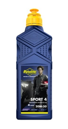 HUILE MOTEUR 4T SPORT 4R 20W50 SEMI-SYNTHETIQUE (1L) PUTOLINE 74399