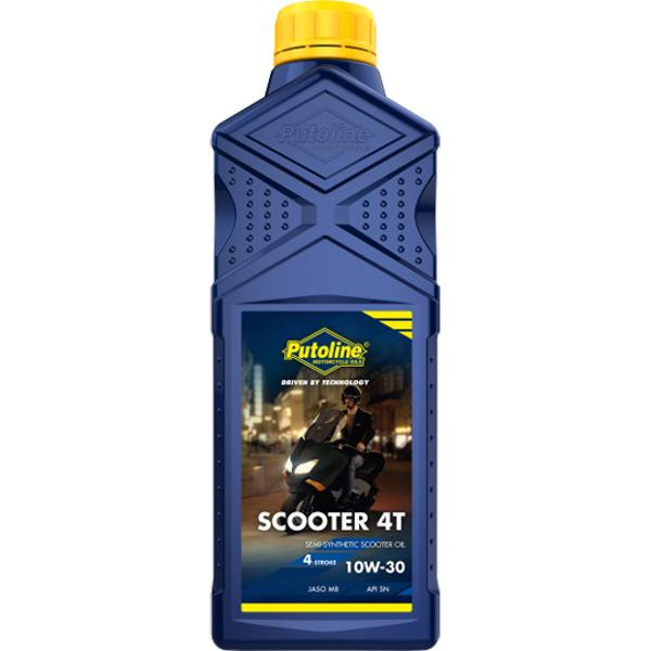 HUILE MOTEUR 4T SCOOTER 4T 10W30 SYNTHETIQUE (1L) PUTOLINE 74411