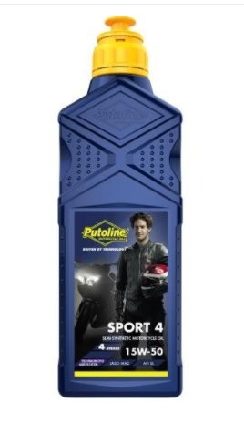 HUILE MOTEUR 4T SPORT 4R 15W50 SEMI-SYNTHETIQUE (1L) PUTOLINE 74392