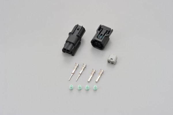 jeu de connecteurs, 2P, type 040, pour clignotant KAWASAKI, mâle et femelle - DAYTONA
