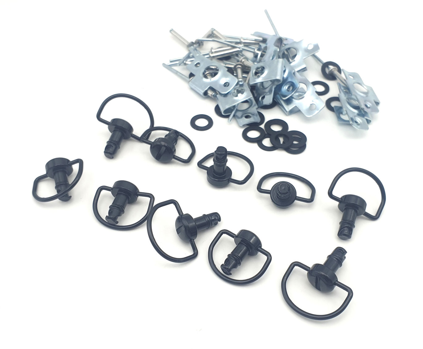 KIT DE 10 FIXATIONS CARENAGE 17 mm / DZUS – 1100