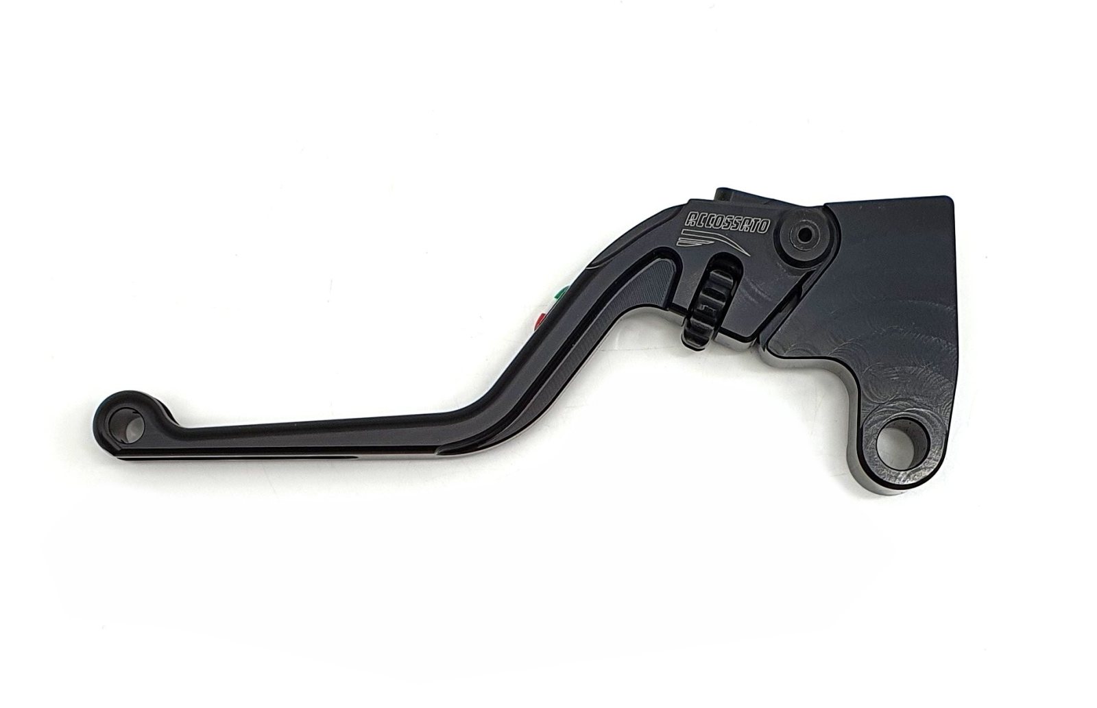 Levier d'embrayage, en aluminium usiné CNC NOIR KAWASAKI, cod. ESK828 ACCOSSATO