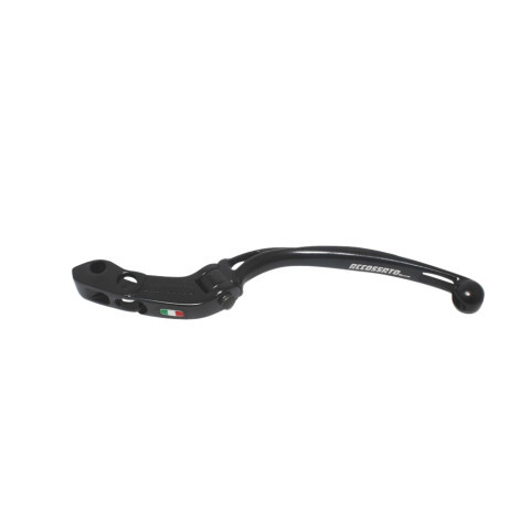 Levier de frein 16mm NOIR LONG articulé en aluminium pour maître-cylindre radial Accossato et Brembo