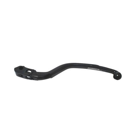 Levier de frein 18mm NOIR LONG en aluminium pour maîtres-cylindres radiaux Accossato et Brembo – LV002N-L-18-RST