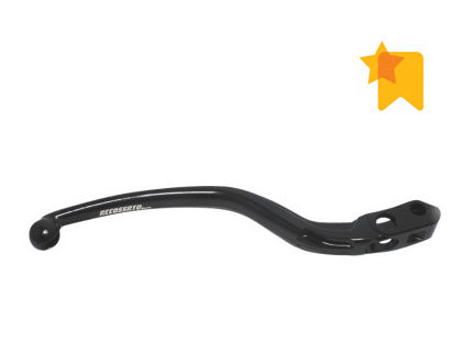 Levier de frein 18mm NOIR LONG en aluminium pour maîtres-cylindres radiaux Accossato et Brembo – LV001N-L-18-RST