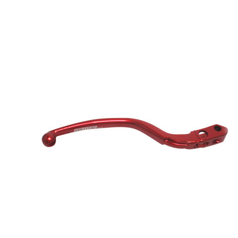 Levier de frein 18mm ROUGE LONG en aluminium pour maîtres-cylindres radiaux Accossato et Brembo