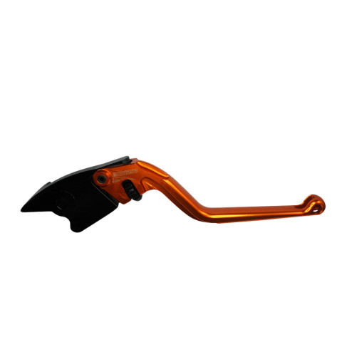 Levier de frein en aluminium usiné CNC ORANGE HONDA, cod. EDF012 ACCOSSATO