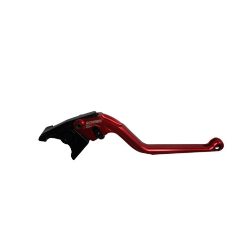 Levier de frein, en aluminium usiné CNC ROUGE SUZUKI, cod. EDF041 ACCOSSATO