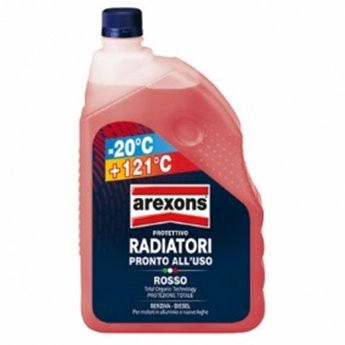 Liquide de refroidissement 2L rouge universel -20°C/+121°C Arexons