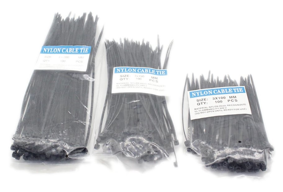 Lot de 300 colliers RILSAN noirs