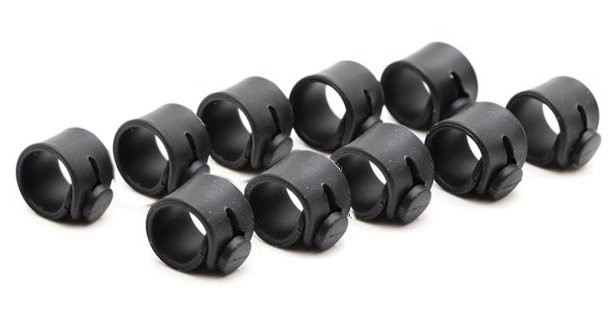 Lot de 10 colliers/sangles CAOUTCHOUC