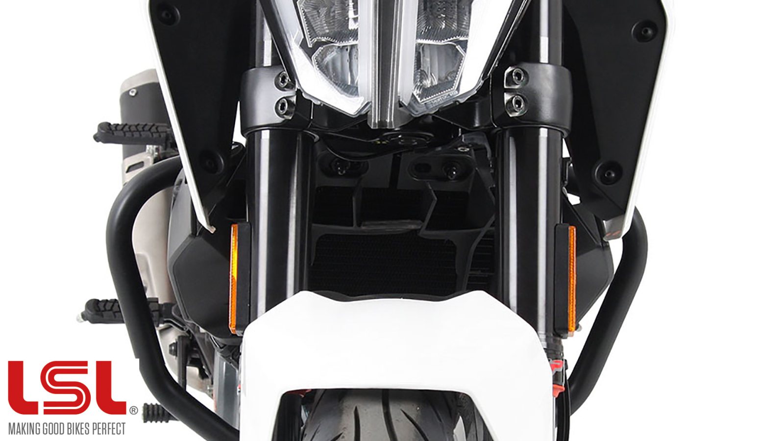 LSL Barres de protection moteur 125 Duke 2017-, noir