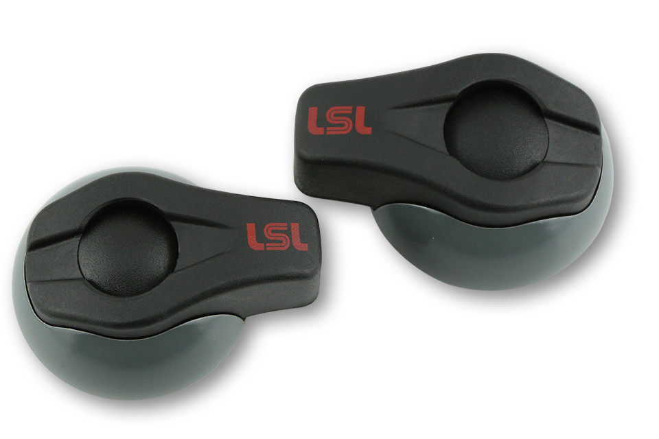 LSL Crash Pad® Classic slider, grey – 550-002CG