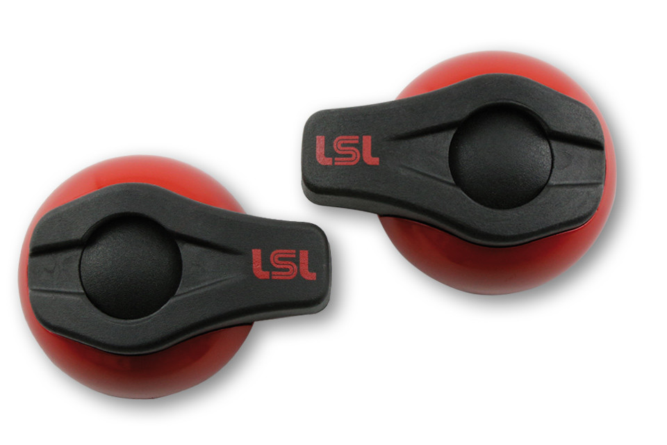 LSL Crash Pad® Classic slider, signal ROUGE