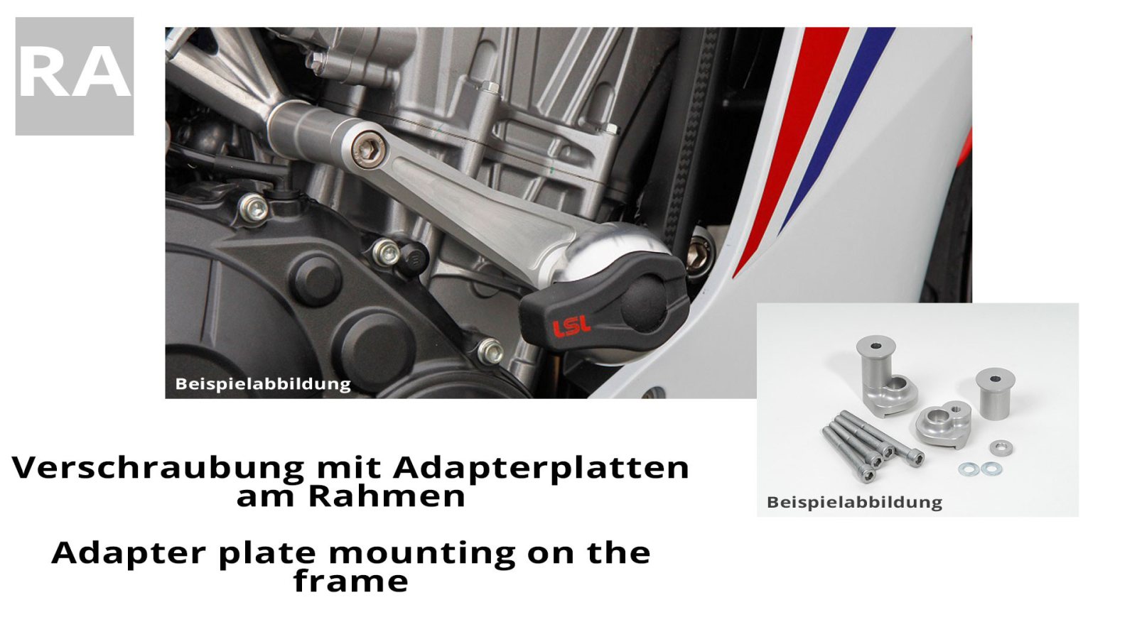 LSL Crash-pad Kit de Montage TRIUMPH Sprint ST 00- & RS 00-04