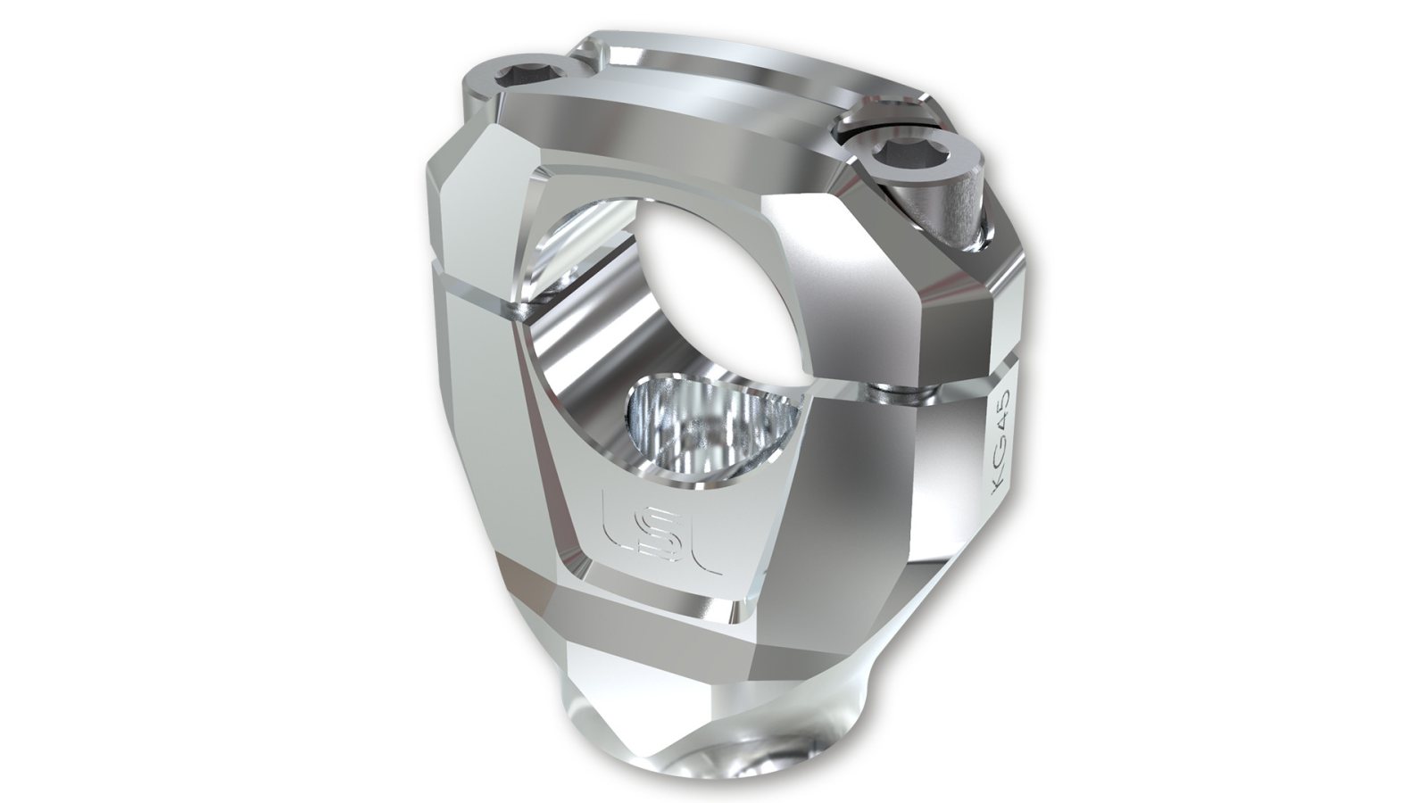 LSL GONIA Pontets guidon Ø28,6, 40mm, silver
