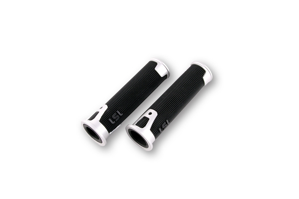 LSL Paire de poignées ERGONIA, ARGENT, 7/8 inch, 125mm