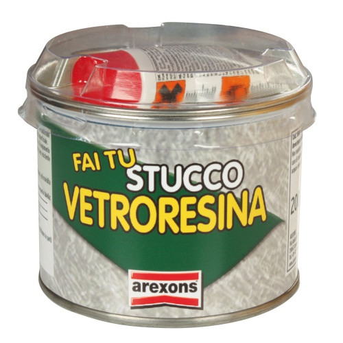 Mastic Fibre de Verre avec durcisseur 200g Arexons