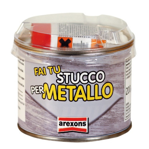 Mastic Métal Aluminium avec durcisseur 200g Arexons